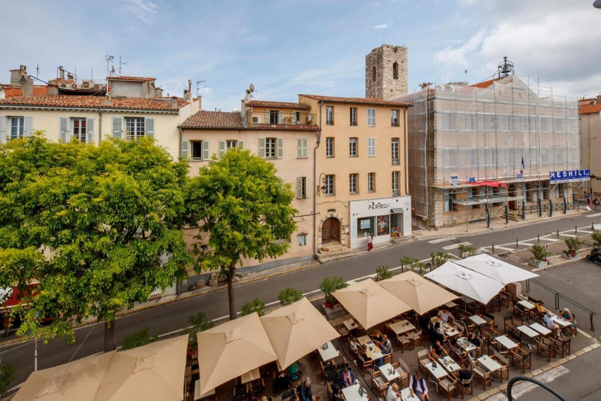 06M - Old Antibes Beautiful Duplex Terrace With Sea View Appartement Buitenkant foto