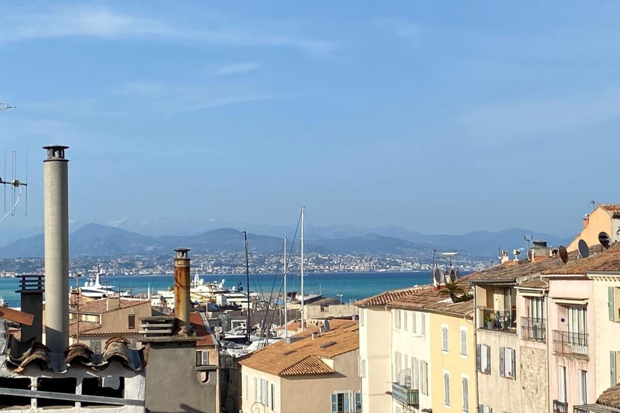 06M - Old Antibes Beautiful Duplex Terrace With Sea View Appartement Buitenkant foto