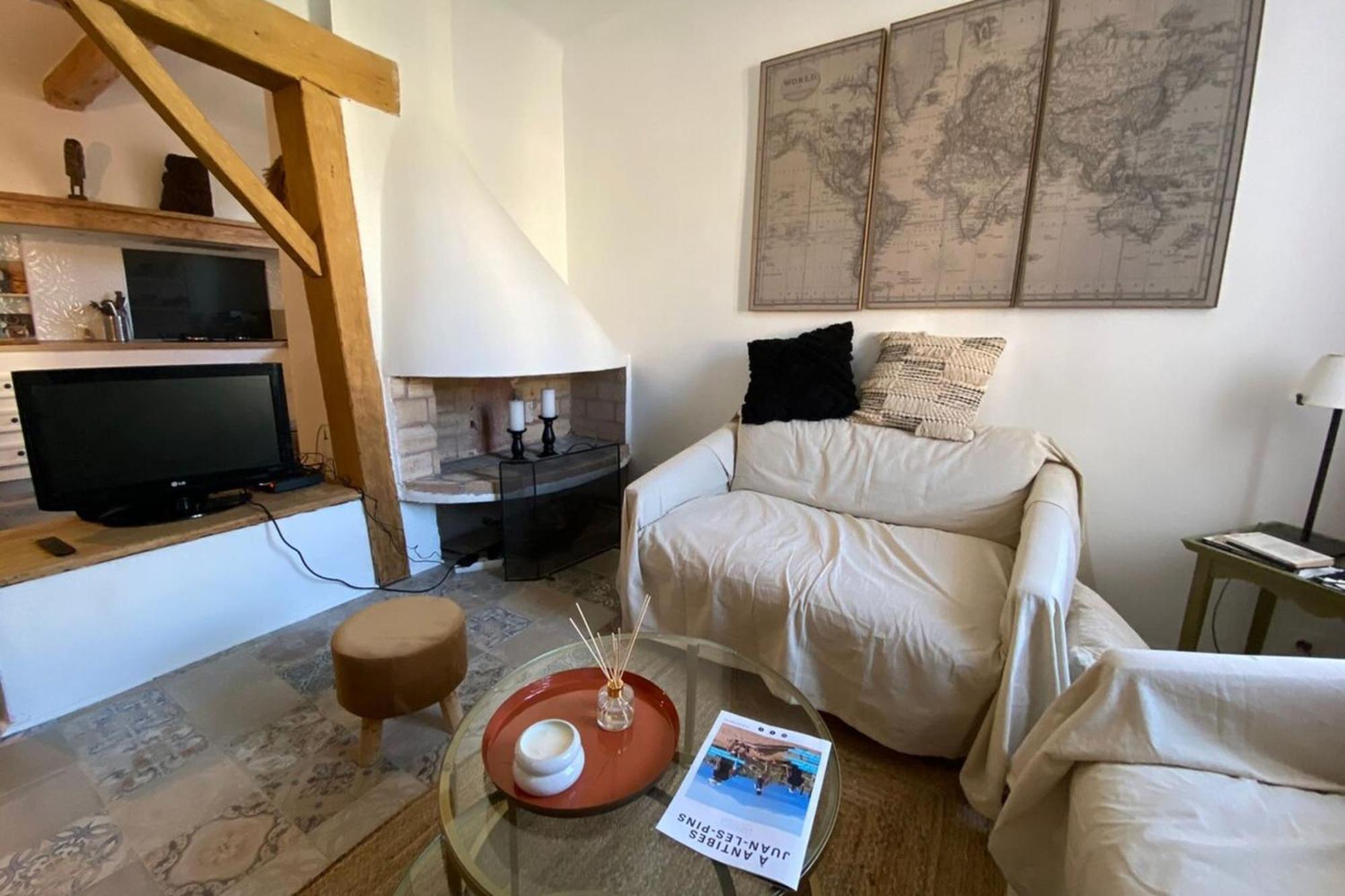 06M - Old Antibes Beautiful Duplex Terrace With Sea View Appartement Buitenkant foto